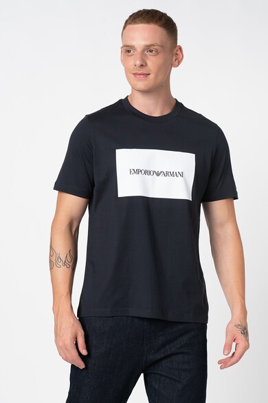 Emporio Armani Tricou cu aplicatie logo Barbati