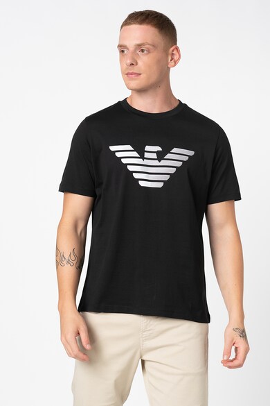 Emporio Armani Tricou cu aplicatie logo Barbati