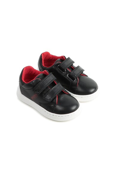 Boss Hugo Boss Pantofi sport de piele cu velcro Baieti