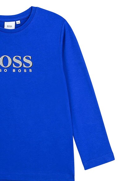 Boss Hugo Boss Kerek nyakú logómintás felső Fiú