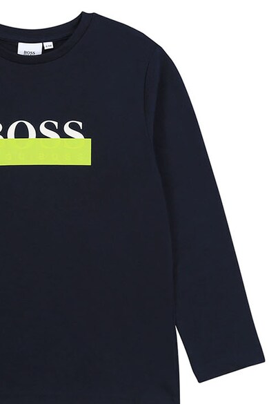 Boss Hugo Boss Bluza cu imprimeu logo contrastant Baieti