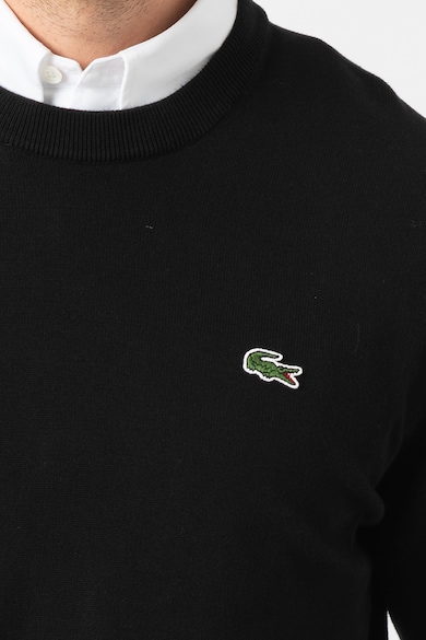 Lacoste Normál fazonú organikuspamut pulóver férfi