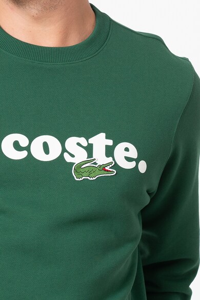 Lacoste Logómintás pamutpulóver férfi