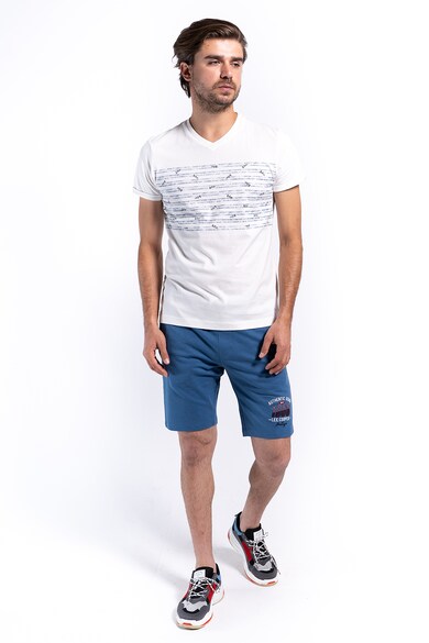 Lee Cooper Bermude sport cu logo brodat Barbati