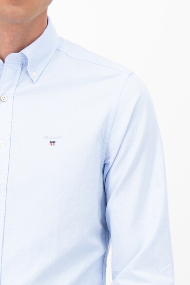 Gant Риза по тялото с копчета и бродирано лого Мъже