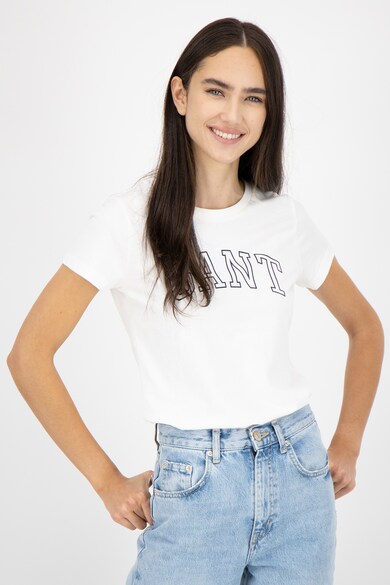 Gant Tricou cu imprimeu logo Arch Femei