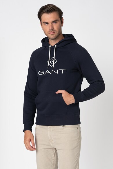 Gant Худи с памук и лого Мъже