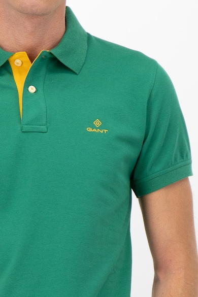 Gant Tricou polo din material pique cu logo brodat Barbati