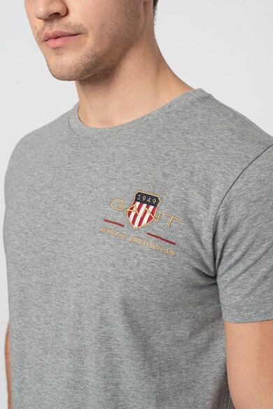 Gant Тениска Archive с овално деколте и бродирано лого Мъже