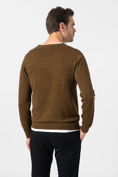 Gant Пуловер с шпиц и бродирано лого Мъже