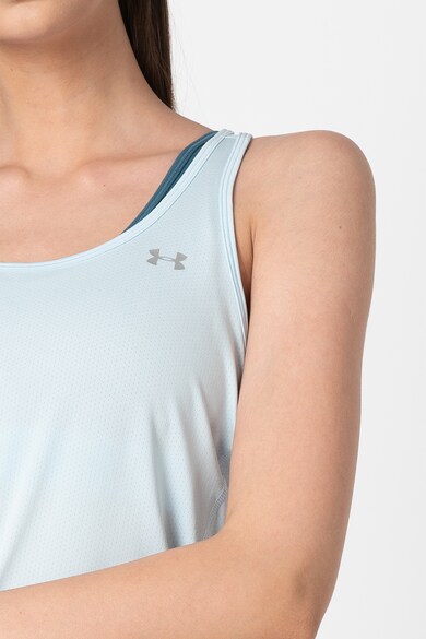 Under Armour Top cu spate decupat, pentru fitness Femei