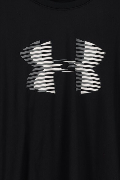 Under Armour Tricou cu imprimeu logo, pentru fitness 4 Baieti