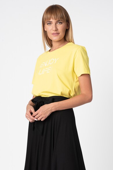 Esprit Тениска с овално деколте и надписи Жени