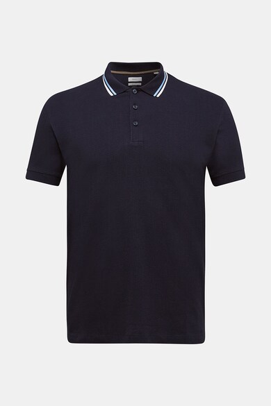 Esprit Tricou polo de bumbac organic, cu aspetc texturat Barbati