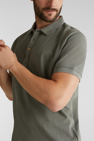 Esprit Tricou polo din pique Barbati