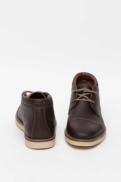 Clarks Ghete chukka de piele cu aplicati cap-toe Grandin Barbati