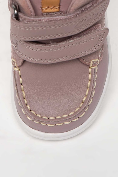 Clarks Ghete de piele cu velcro Crest Fete