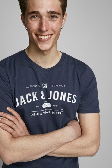 Jack & Jones Tricou slim fit cu imprimeu logo Barbati