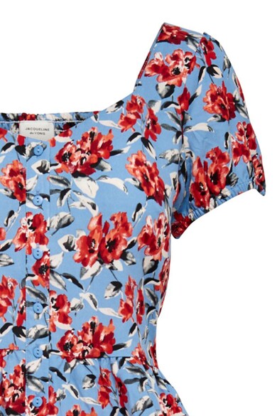 JdY Camasa crop cu imprimeu floral si terminatie peplu Femei