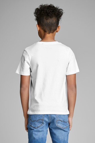 Jack & Jones Tricou cu decolteu la baza gatului si imprimeu logo i Baieti