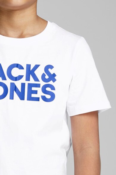 Jack & Jones Tricou cu decolteu la baza gatului si imprimeu logo i Baieti