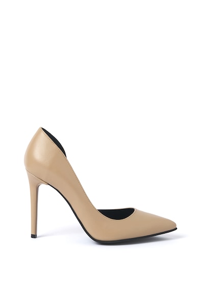 Traces of Heels Кожени обувки d'Orsay с ток стилето Жени
