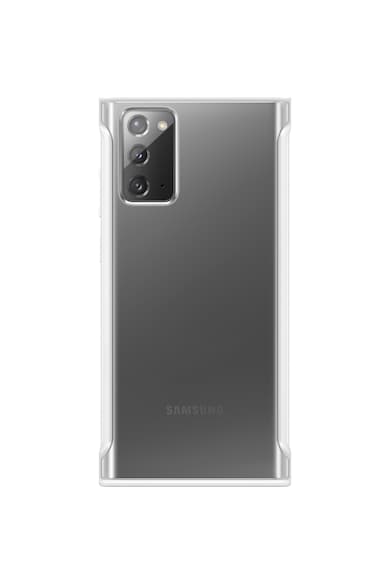 Samsung Husa de protectie  Clear Protective pentru Galaxy Note 20, White Barbati