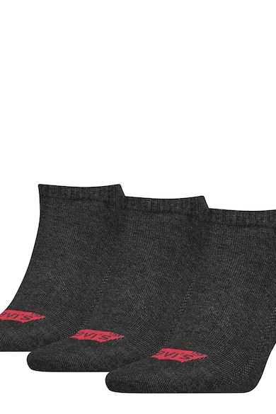 Levi's Унисекс къси чорапи с лого - 3 чифта Мъже