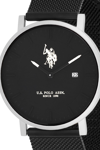 U.S. Polo Assn. Аналогов часовник с мрежеста верижка Мъже