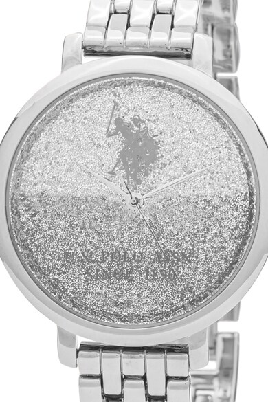 U.S. Polo Assn. Ceas quartz cu cadran stralucitor Femei