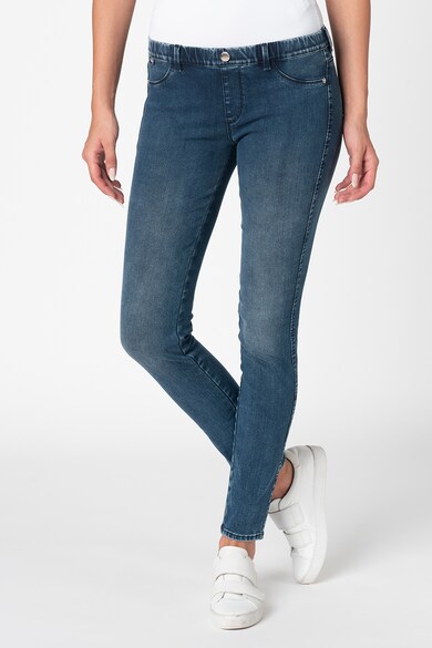 Love Moschino Blugi skinny din amestec de lyocell, cu talie joasa Femei