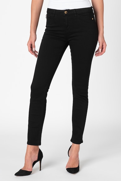 Love Moschino Blugi skinny cu buzunare in forma de inima Femei