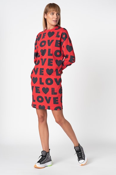 Love Moschino Рокля с лого Жени