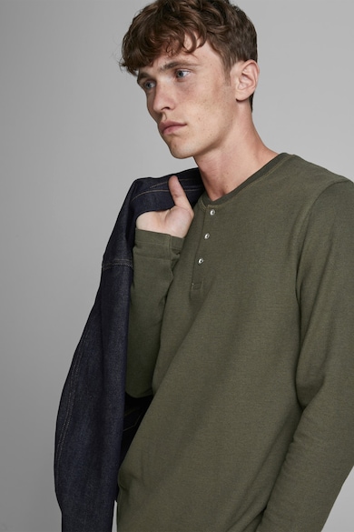 Jack & Jones Bluza Henley Barbati