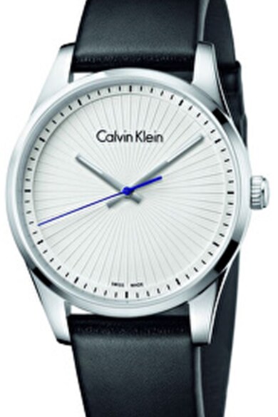 CALVIN KLEIN Ceas quartz cu o curea de piele Barbati