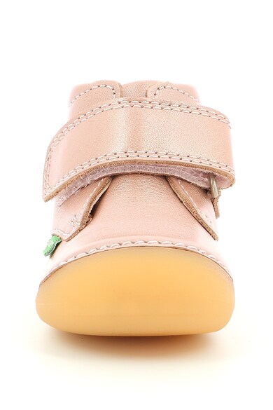 Kickers kids Ghete din piele cu velcro Fete