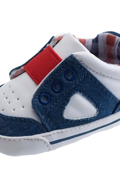 Chicco Pantofi sport slip-on cu insertii denim Baieti