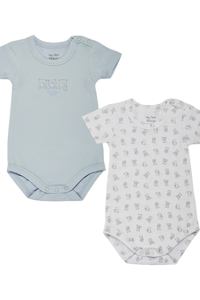 Chicco Set de body-uri cu imprimeu - 2 piese Baieti