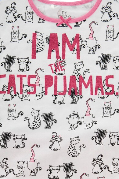Chicco Pijama cu pantaloni scurti si imprimeu grafic Fete