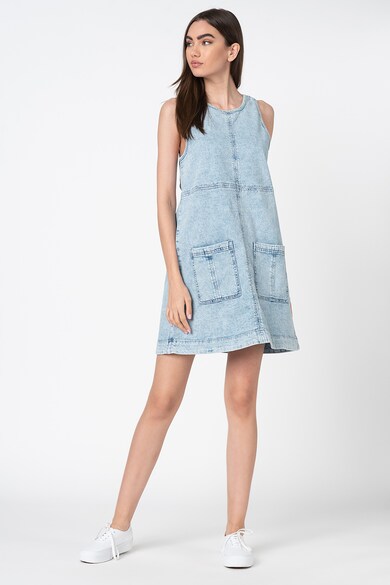 EDC by Esprit Rochie midi de denim cu buzunare Femei