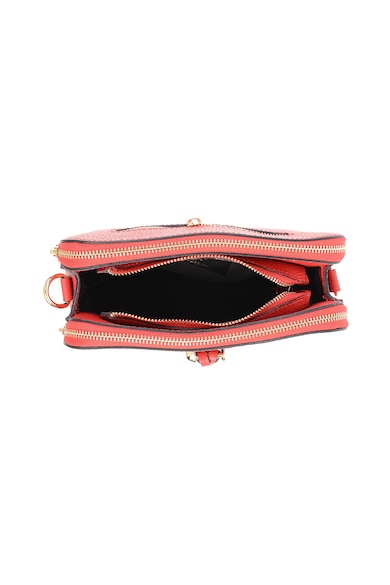 Carla Ferreri Geanta crossbody de piele cu detaliu frontal Femei