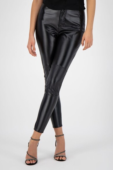 Missguided Pantaloni slim fit din piele ecologica Femei