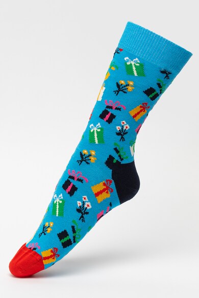 Happy Socks Унисекс десенирани дълги чорапи - 3 чифта Жени