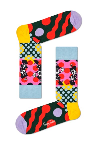 Happy Socks Set de sosete unisex cu imprimeu - 4 perechi Femei