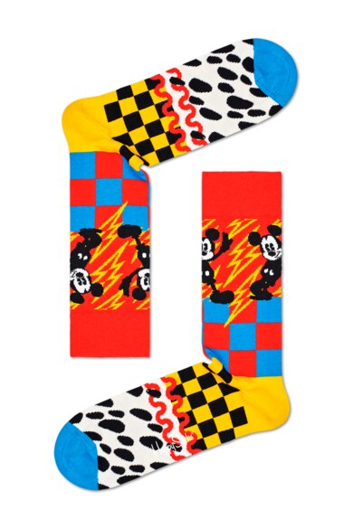 Happy Socks Set de sosete unisex cu imprimeu - 4 perechi Femei