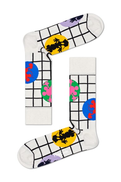 Happy Socks Set de sosete unisex cu imprimeu - 4 perechi Femei