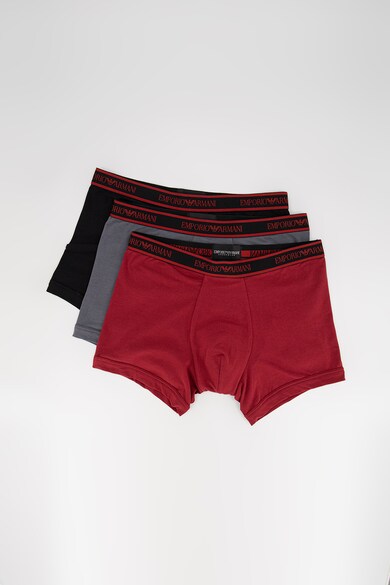 Emporio Armani Underwear Set de boxeri cu banda logo in talie - 3 perechi a Barbati