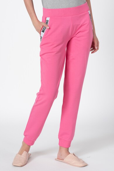 Moschino Pantaloni de pijama cu logo Femei