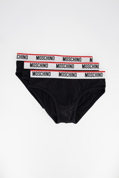 Moschino Set de chiloti cu banda logo in talie - 3 perechi Barbati