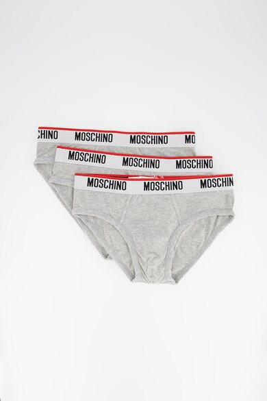 Moschino Set de chiloti cu banda logo in talie - 3 perechi Barbati